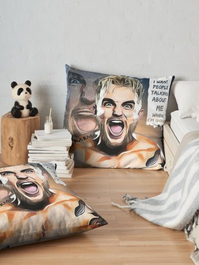 Jake Paul Vs Naysayers Throw Pillow Official Jake Paul Merch