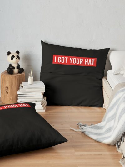 I Got Your Hat - Gotcha Hat - Jake Paul Black Eye Throw Pillow Official Jake Paul Merch