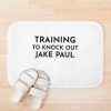 Training To Knock Out Jake Paul Bath Mat Official Jake Paul Merch