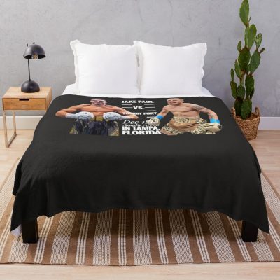 Jake Paul Vs Tommy Fury Throw Blanket Official Jake Paul Merch