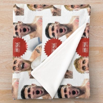 Jake Paul Vs Tommy Fury Throw Blanket Official Jake Paul Merch