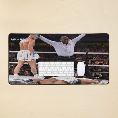 Jake Paul Vs Tyron Woodley Mouse Pad Official Jake Paul Merch