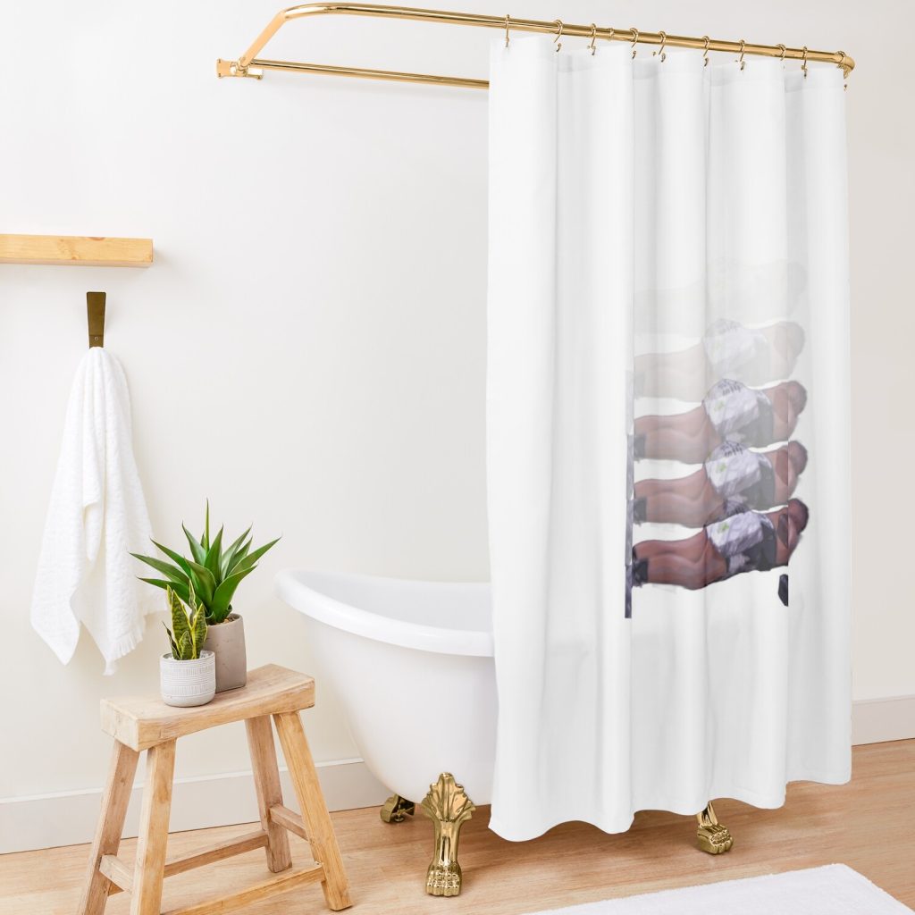 Jake Paul K.O Tyron Woodley Shirt Shower Curtain Official Jake Paul Merch