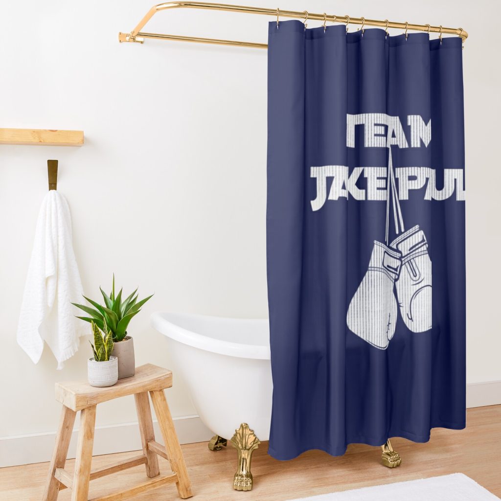 Team  Jake Paul T Shirt  Boxing Shower Curtain Official Jake Paul Merch